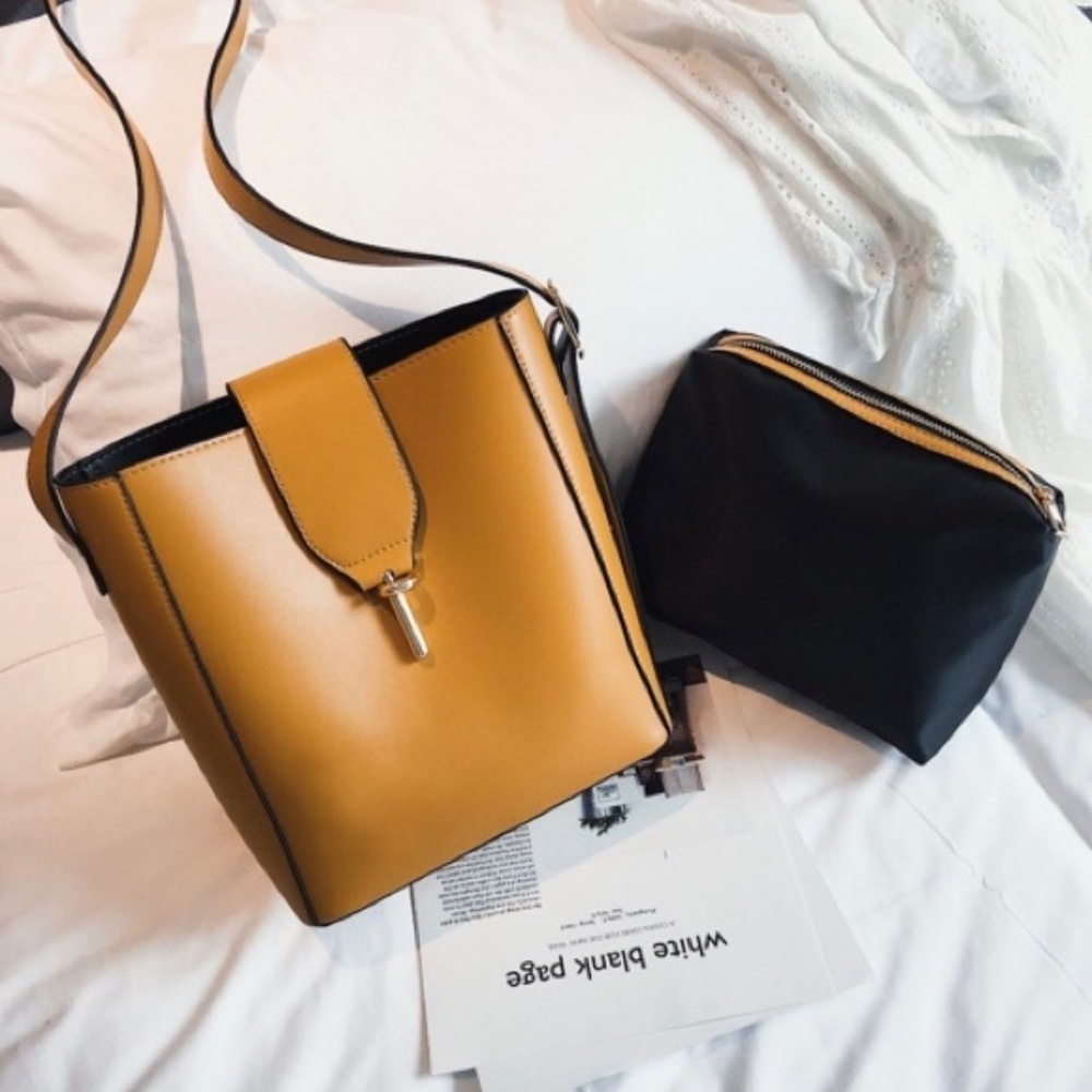 Just In! 🆕 BERLYNEE Bucket Bag - MUSTARD
